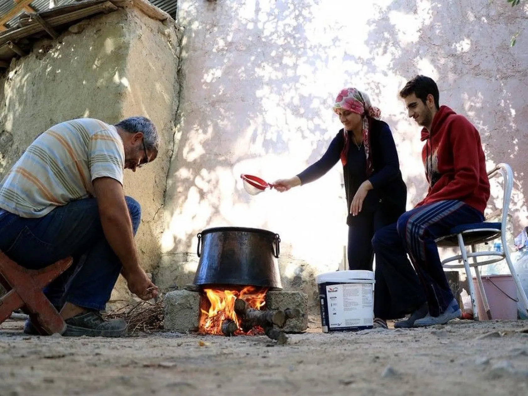 Elazığ'da kazanlar 'orcik' yapımı için kaynıyor