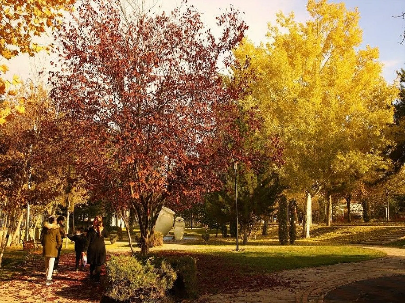 Elazığ'da sonbahar bir başka güzel