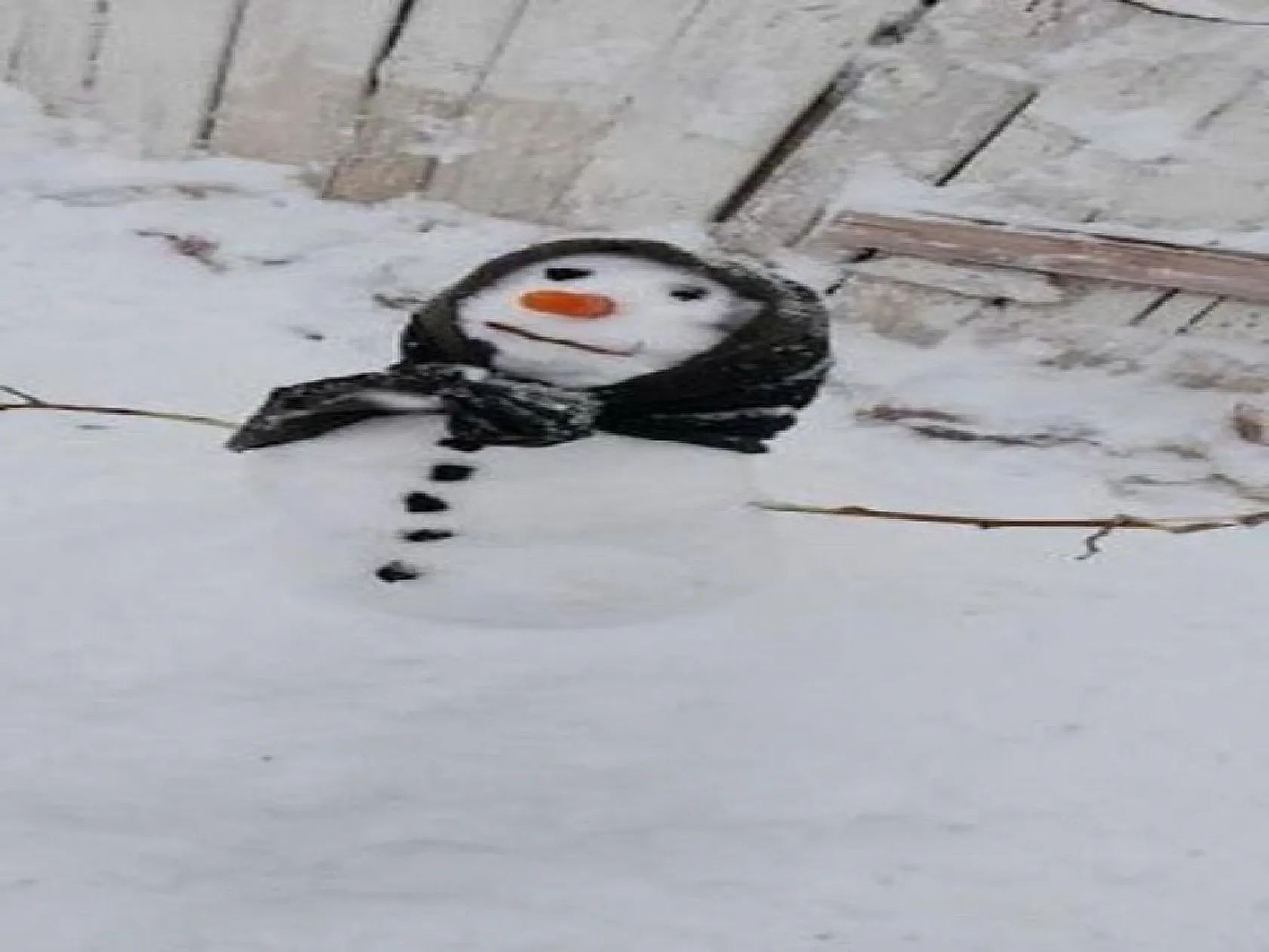 Elazığlı vatandaşlar yağan karla yeteneklerini konuşturdu