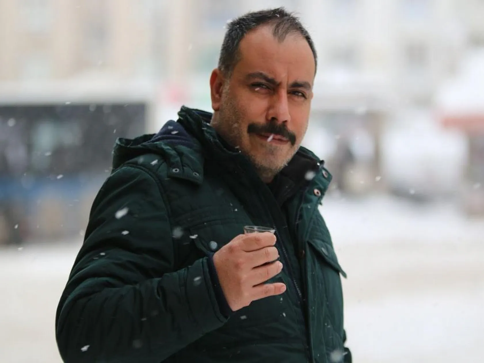 Elazığlılar karın gelişini sevinçle karşıladı