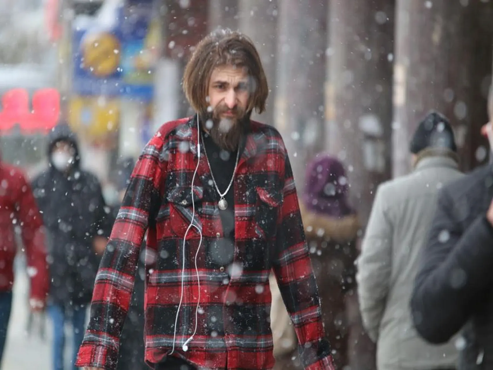 Elazığlılar karın gelişini sevinçle karşıladı