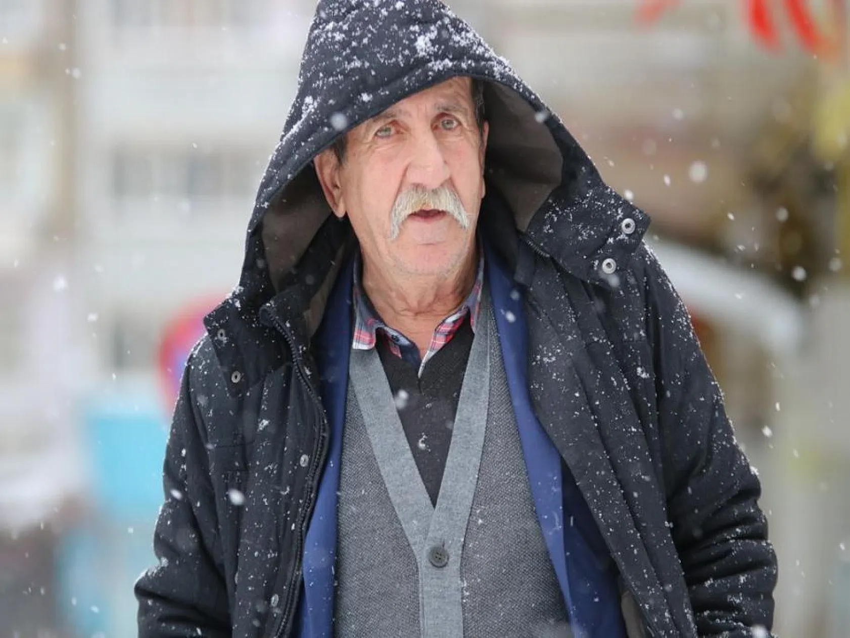 Elazığlılar karın gelişini sevinçle karşıladı