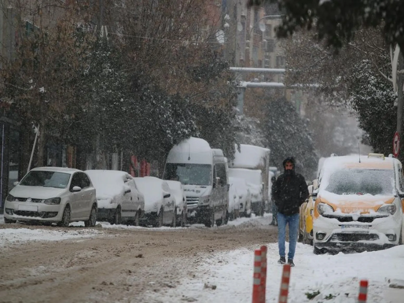Elazığlılar karın gelişini sevinçle karşıladı