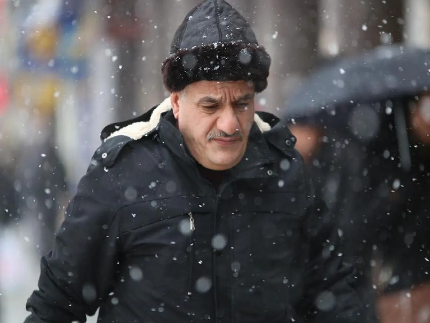 Elazığlılar karın gelişini sevinçle karşıladı