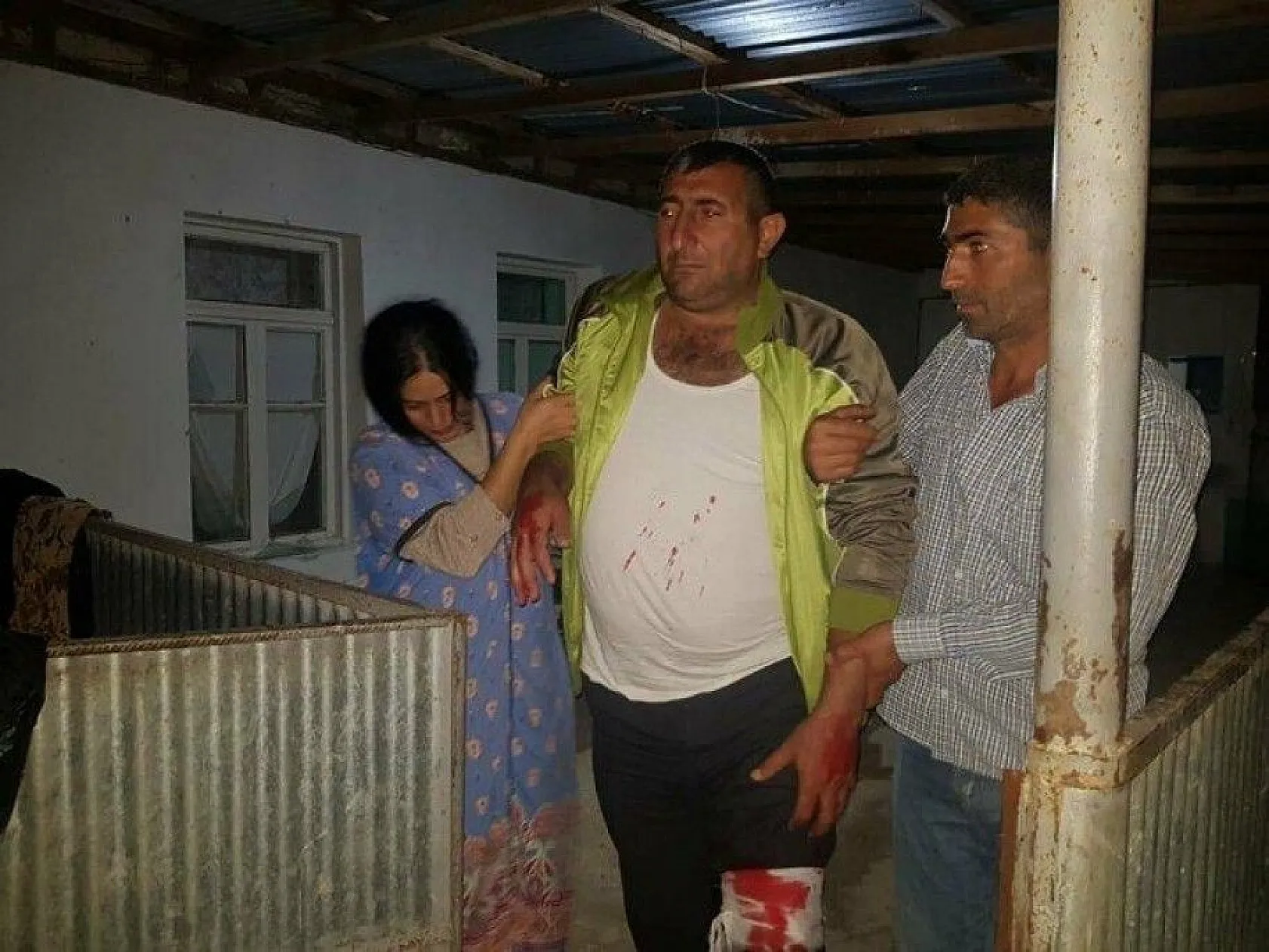 Ermenistan tarafından saldırıya uğrayan Azerbaycanlı vatandaşlara ait ilk kareler yayınlandı