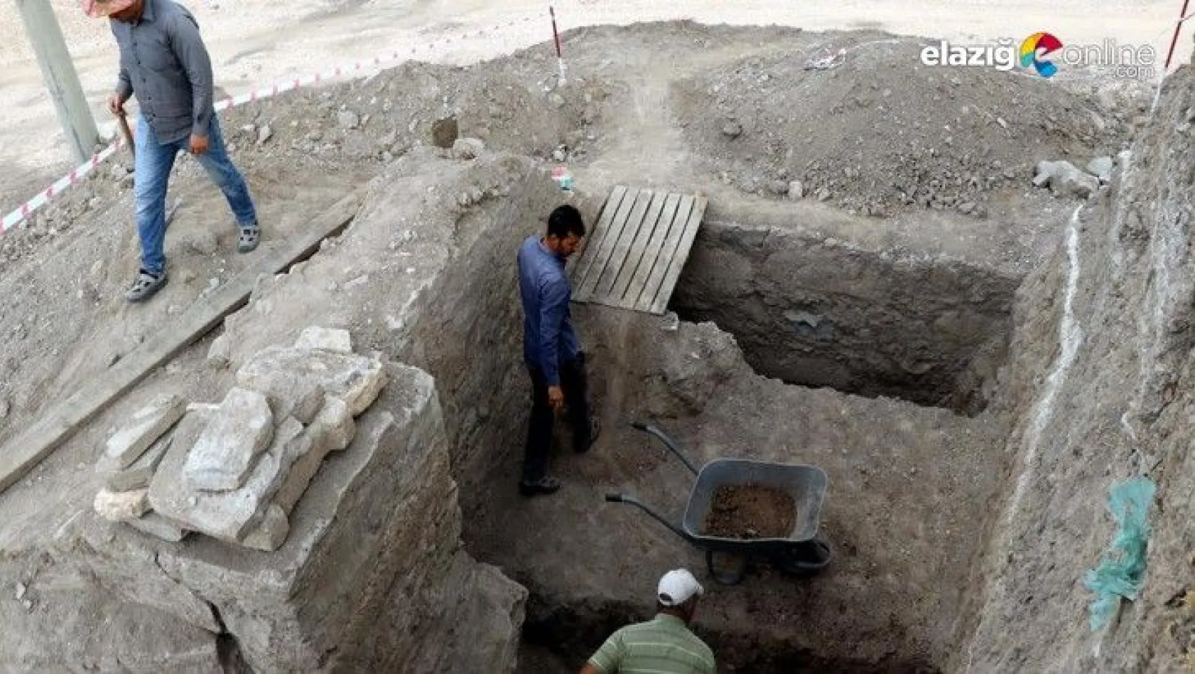 Elazığ'da Osmanlı dönemine ait olduğu değerlendirilen yapı bulundu