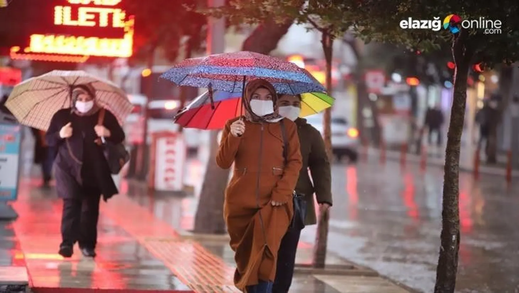 Elazığ'da sağanak yağış etkili oluyor