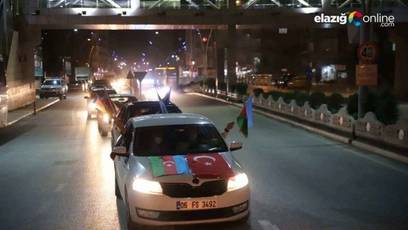 Elazığ'dan Azerbaycan'a 100 araçla destek konvoyu