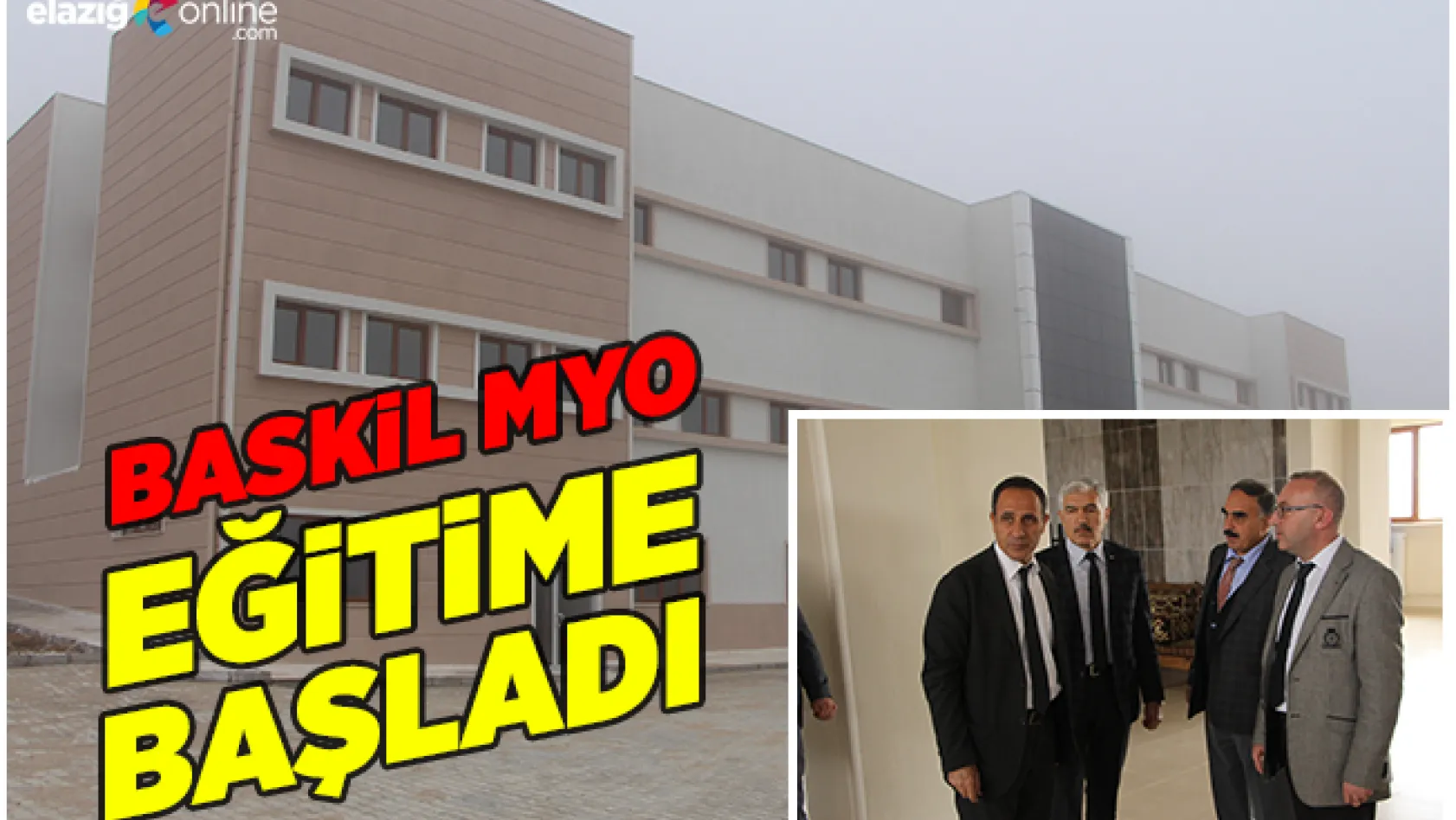 Rektör Demirdağ, Baskil MYO binasını inceledi!