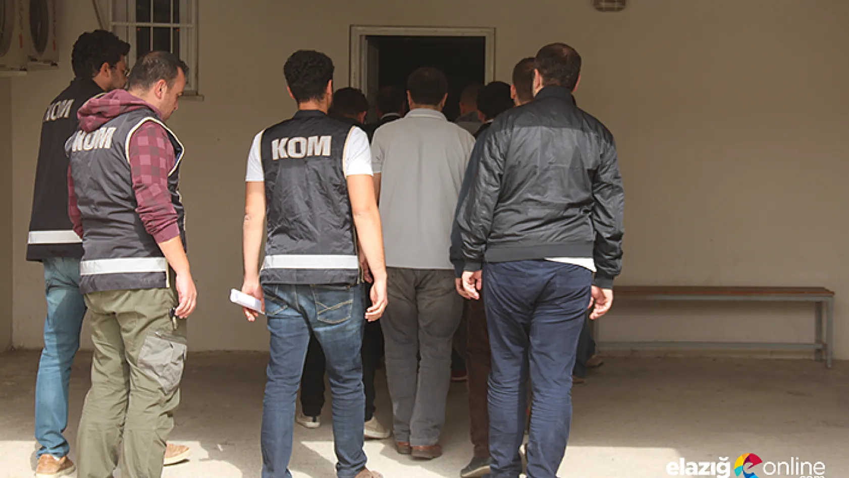 Elazığ'da FETÖ operasyonu: 8 şüpheli adliyede