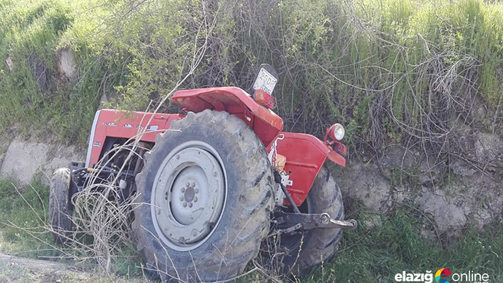 Elazığ'da traktör kazası: 1 ölü, 1 yaralı