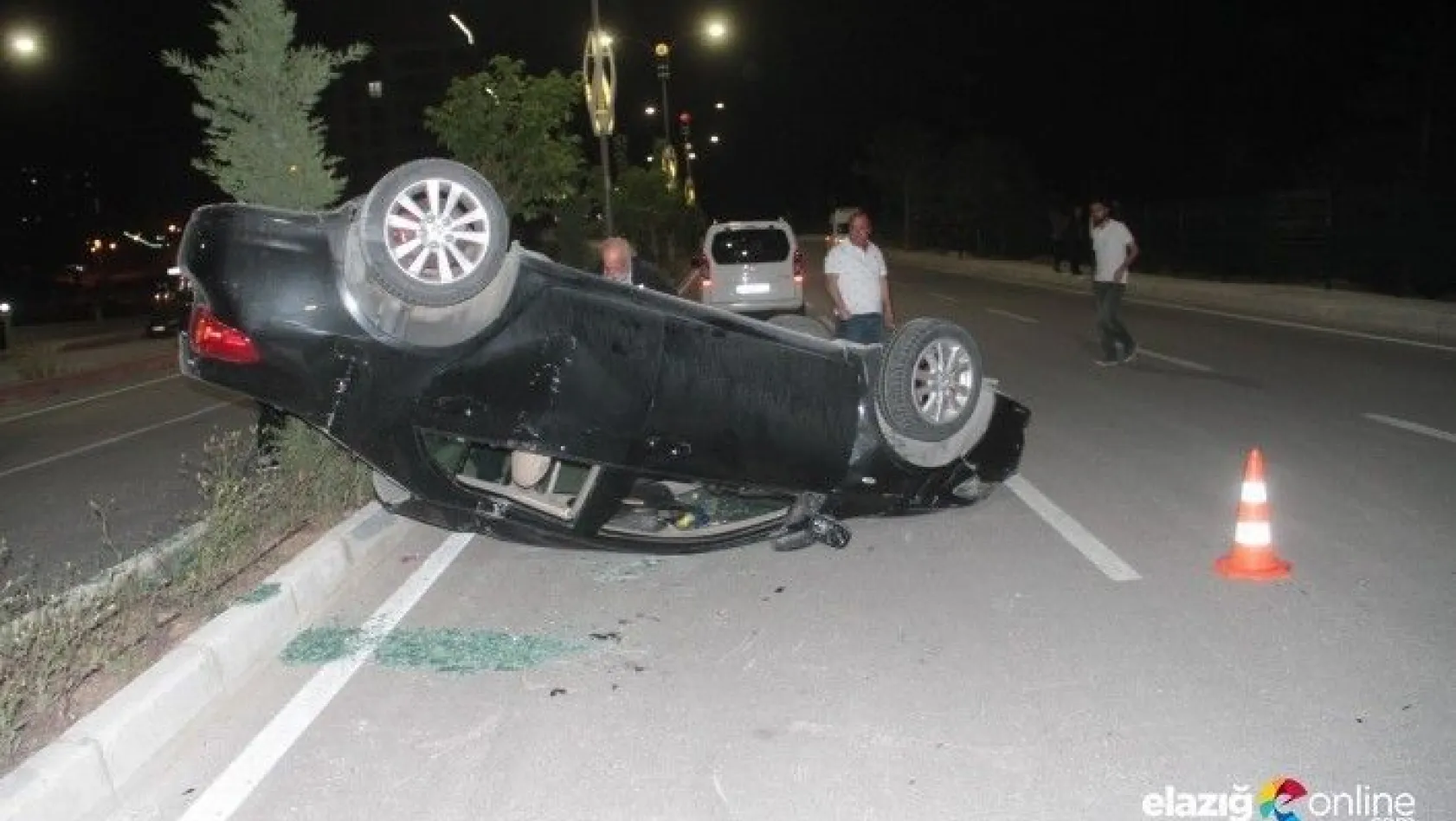 Elazığ'da 2 ayrı trafik kazası!