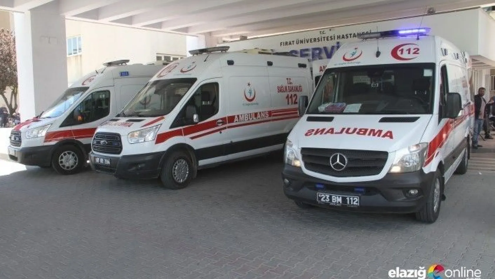 Tunceli'deki terör operasyonu, 3 yaralı Elazığ'a getirildi