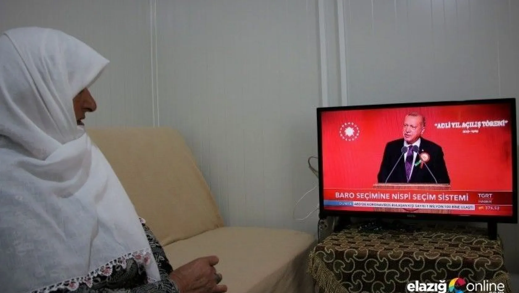Bedriye Nine, Cumhurbaşkanı Erdoğan ile telefonda görüştü