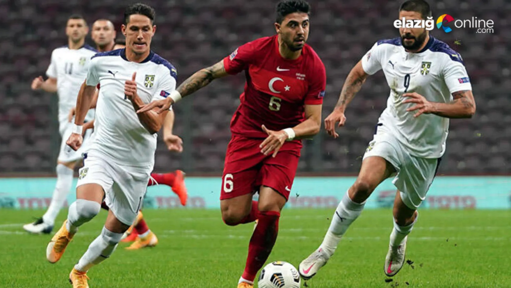 A Milli Futbol Takımımız, sahasında Sırbistan'la 2-2 berabere kaldı