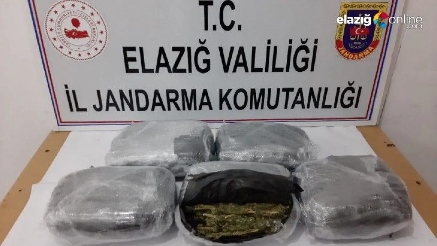 Ankara'ya gönderildiği öğrenilen 12 kilogram esrar ele geçirildi