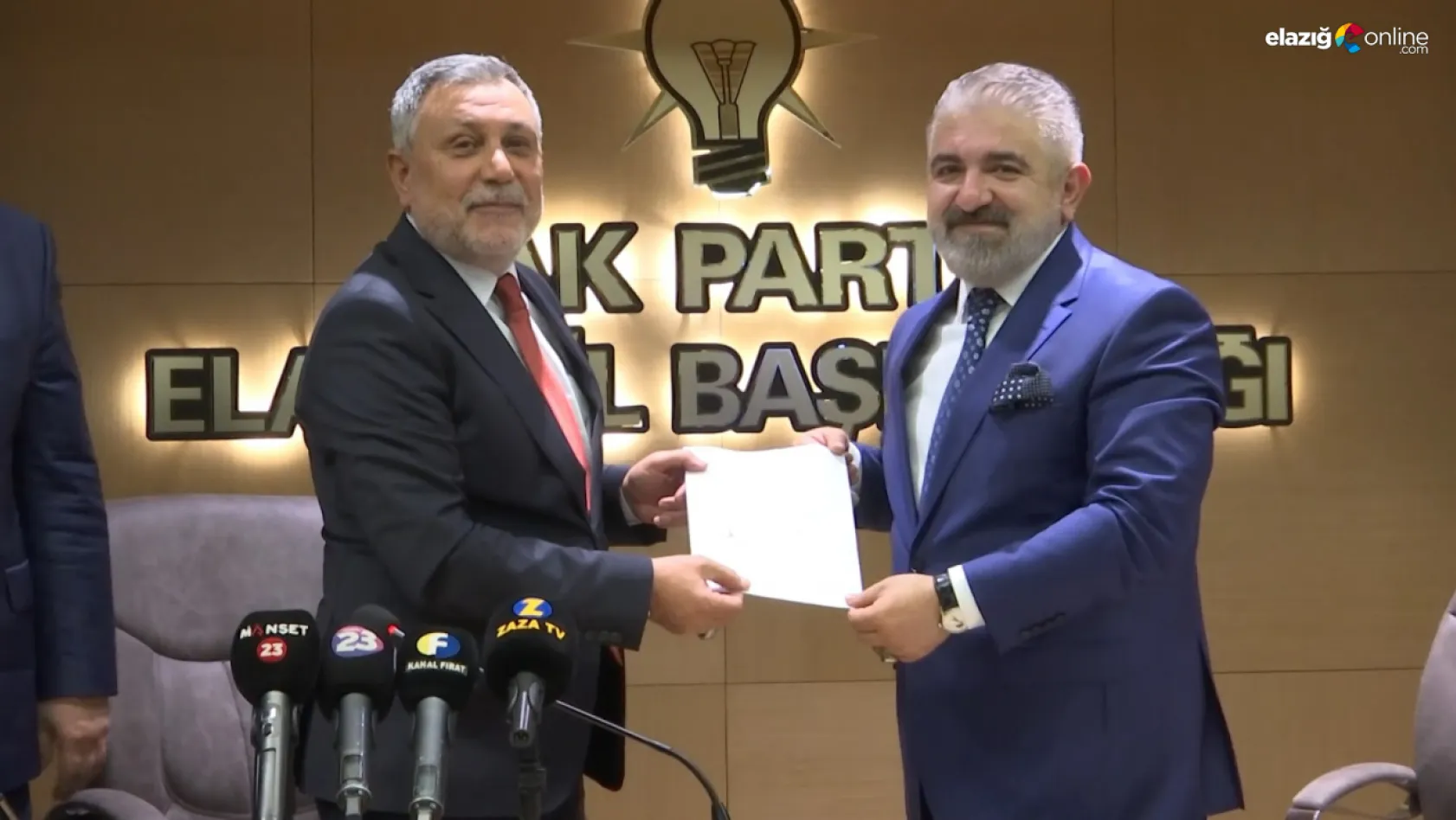 Avukat Cengiz Gülaç AK Parti'den aday adaylığı başvurusunu yaptı