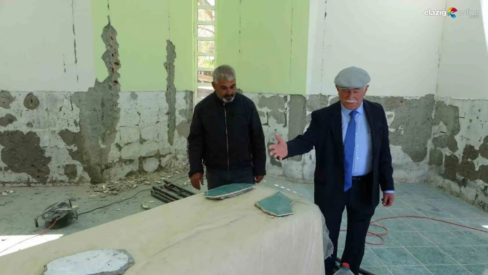 Malatya'da asırlık cemevinde restorasyon çalışmaları sürüyor