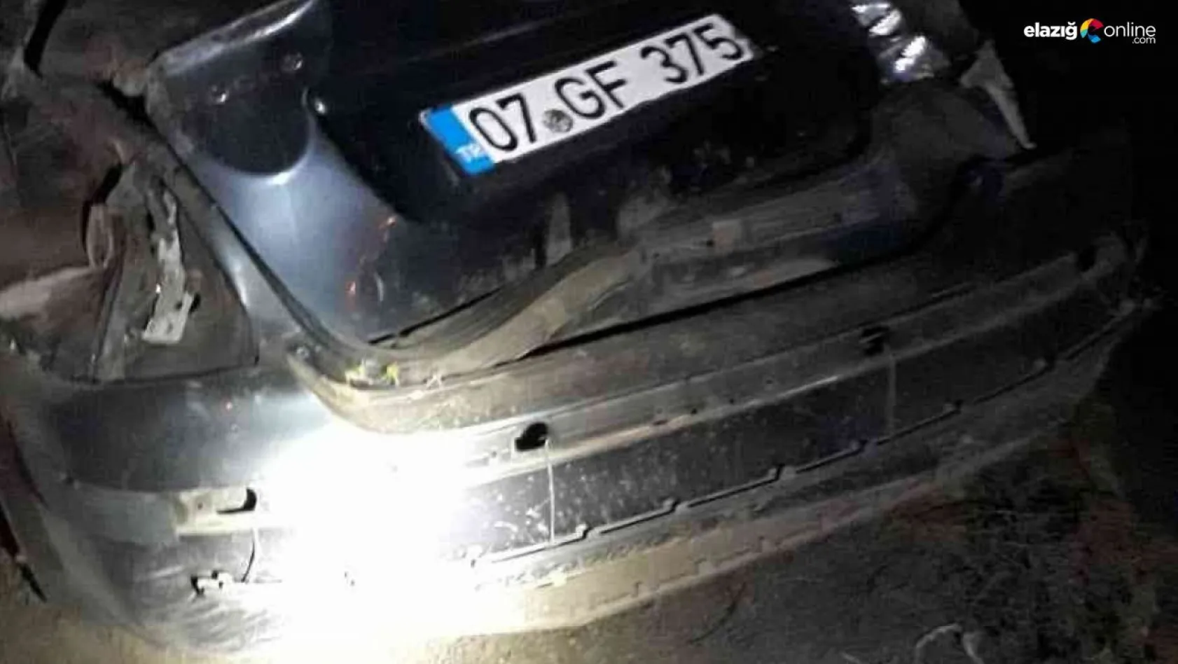 Bingöl'de otomobil ineğe çarptı: 7 yaralı