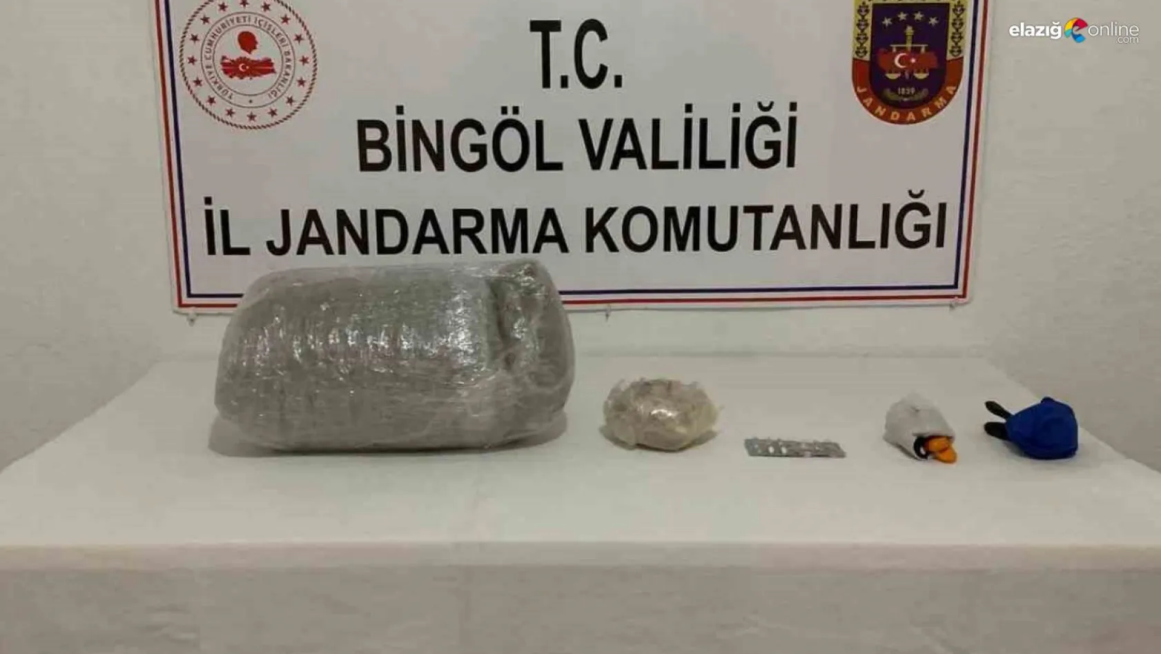 Bingöl'de uyuşturucu madde ele geçirildi: 1 gözaltı