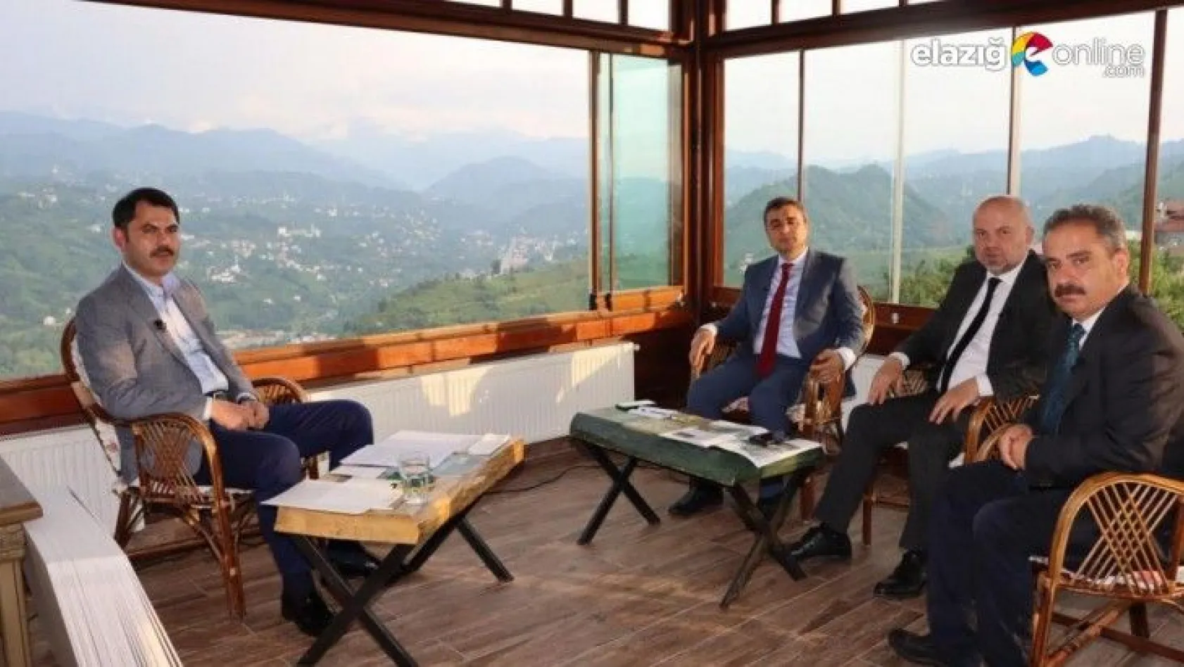 Çevre ve Şehircilik Bakanı Kurum, 'Anadolu Soruyor'un konuğu oldu