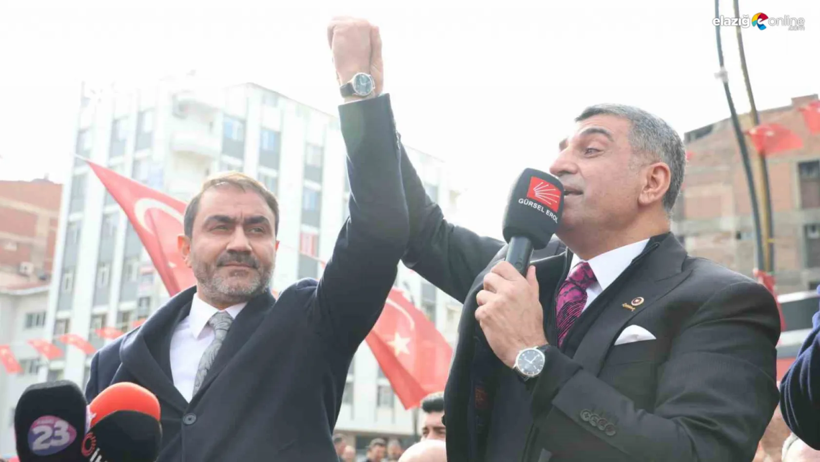 Gürsel Erol'lu CHP Elazığ'da 3'üncü parti oldu!