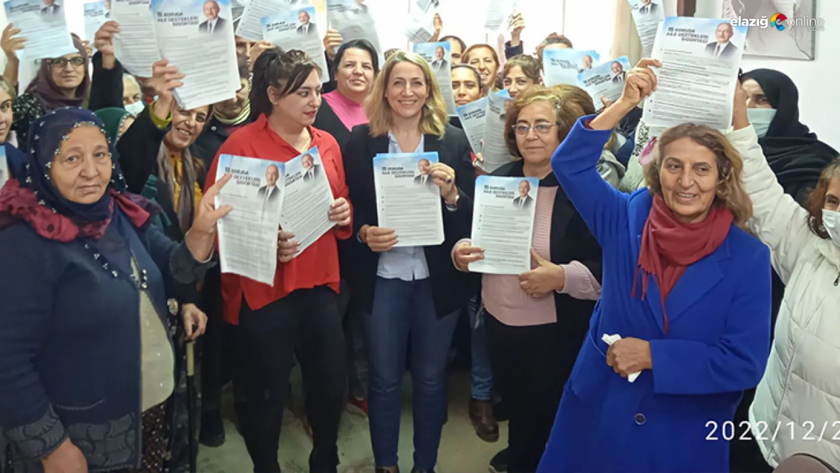 CHP'li kadınlardan 'Umudu Taşı' kampanyası