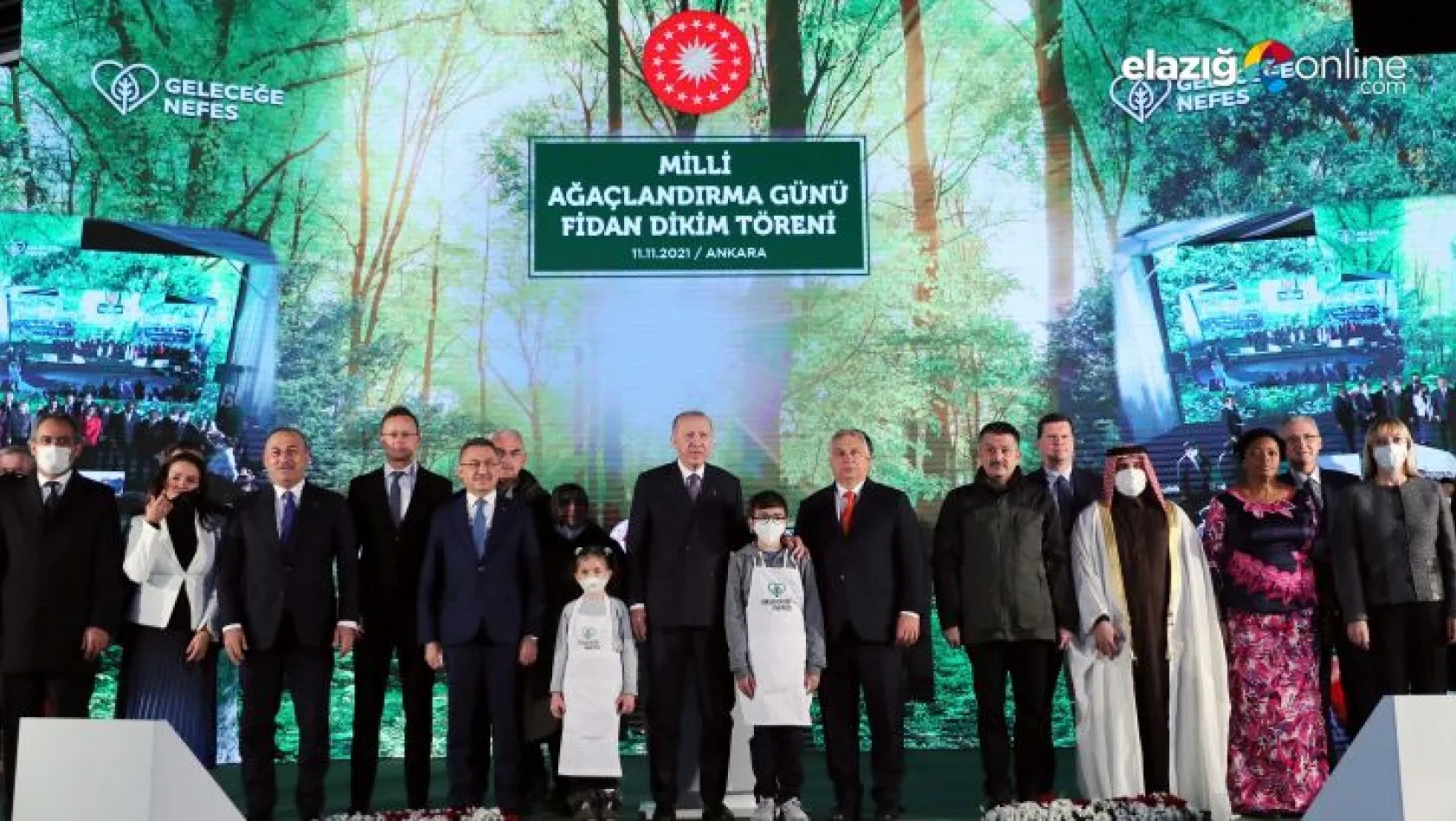 Cumhurbaşkanı Erdoğan: Cumhuriyet tarihinin en büyük ağaçlandırma seferberliğini yürütüyoruz