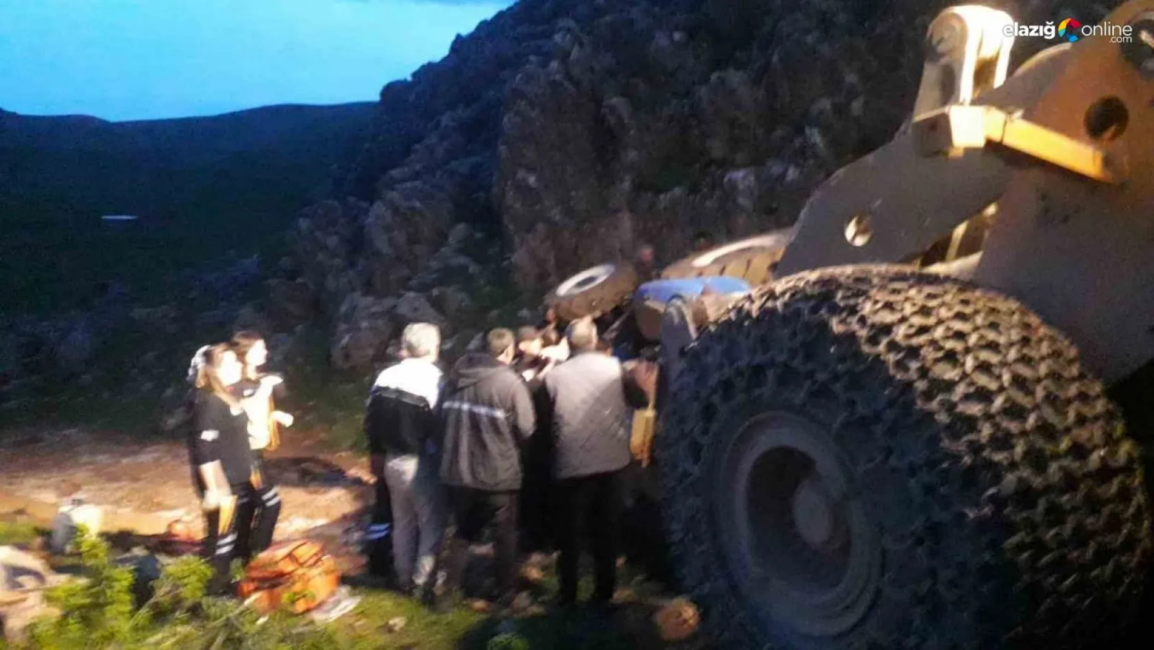 Çüngüş'te traktör kazası: 1 ölü, 1 ağır yaralı