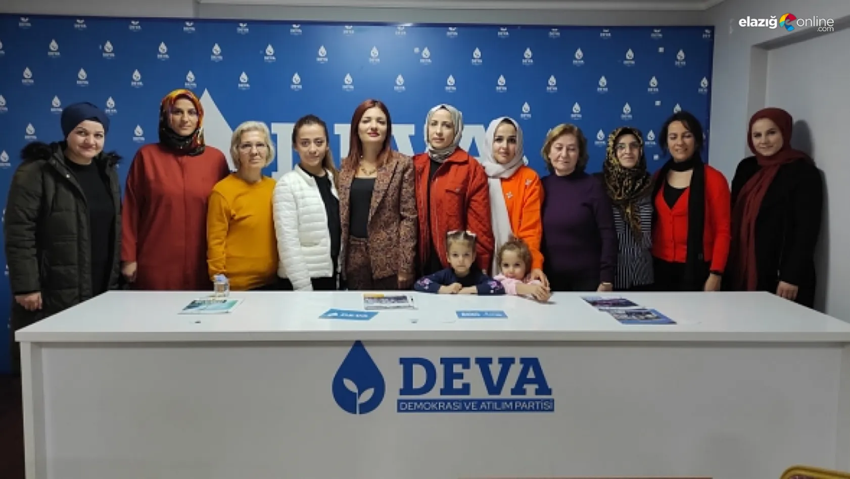 DEVA Partisi Elazığ Kadın Kolları üyeleri de kadına şiddete dur dedi