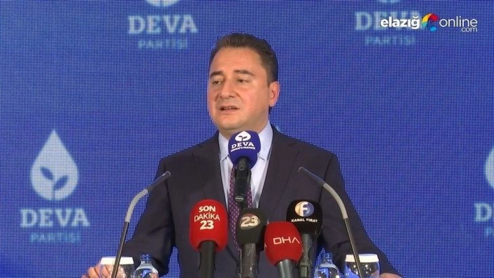 Deva Partisi Genel Başkanı Ali Babacan Elazığ'a Geldi
