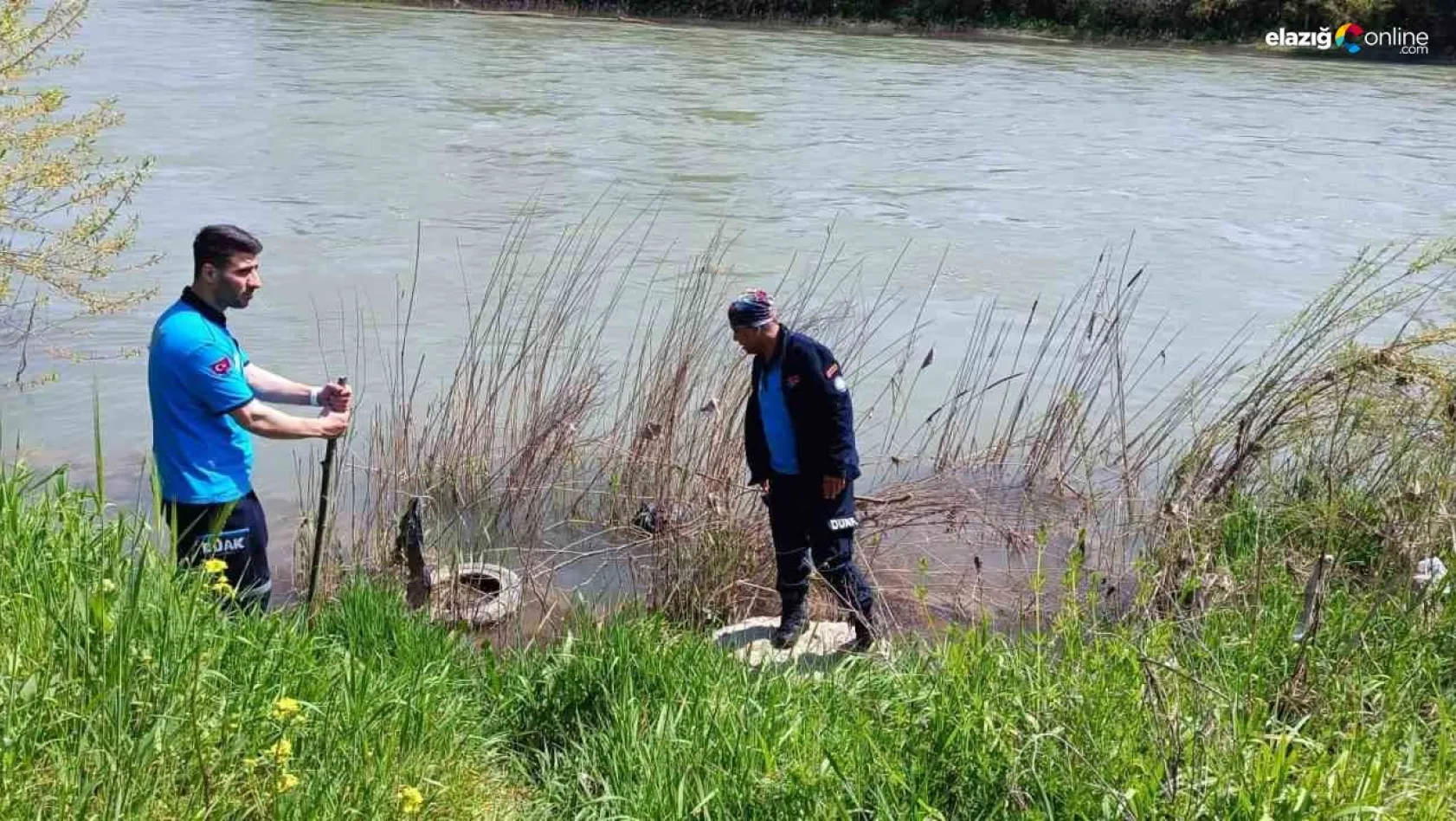 Dicle Nehri'nde sualtı görüntüleme cihazı ile ceset arandı
