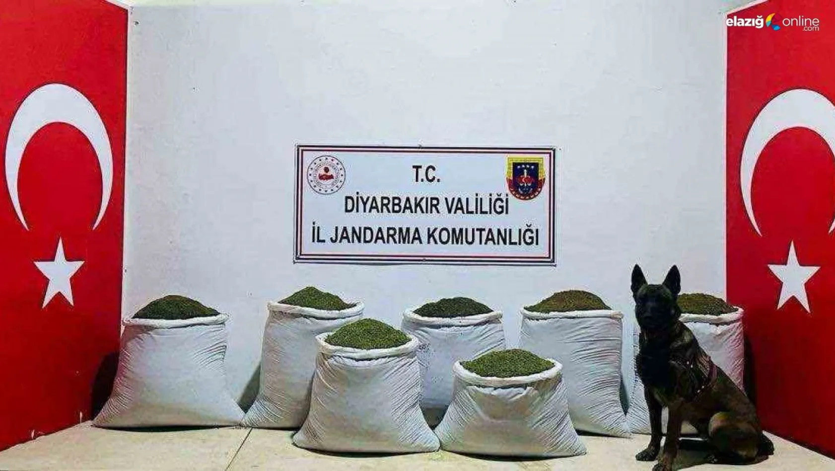 Diyarbakır'da 129 kilo toz esrar ele geçirildi