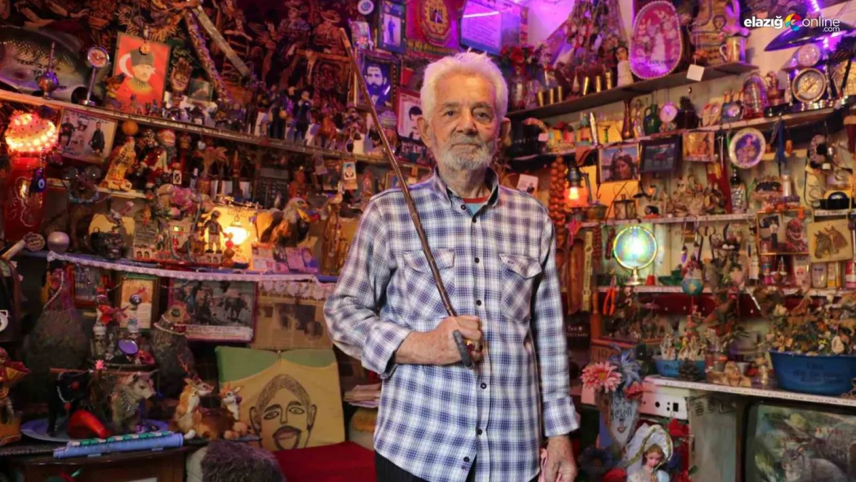 Diyarbakır'da 58 yıldır topladığı antikalarla evini müzeye çevirdi