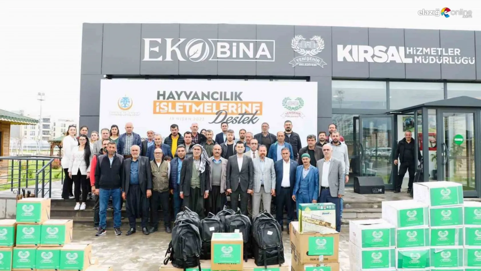 Diyarbakır'da besicilere ekipman desteği