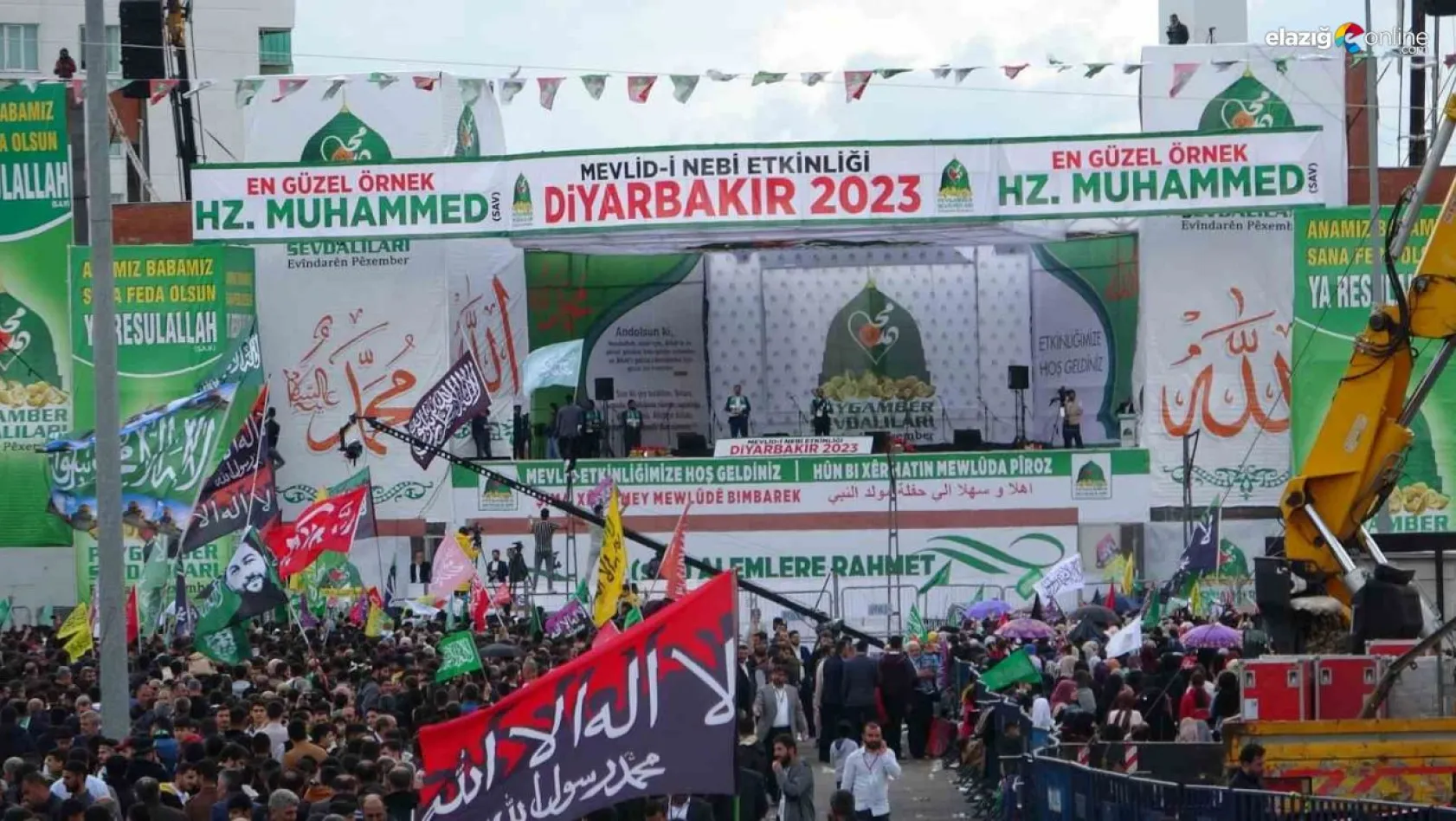 Diyarbakır'da binlerce kişi Mevlid-i Nebi etkinliğinde buluştu