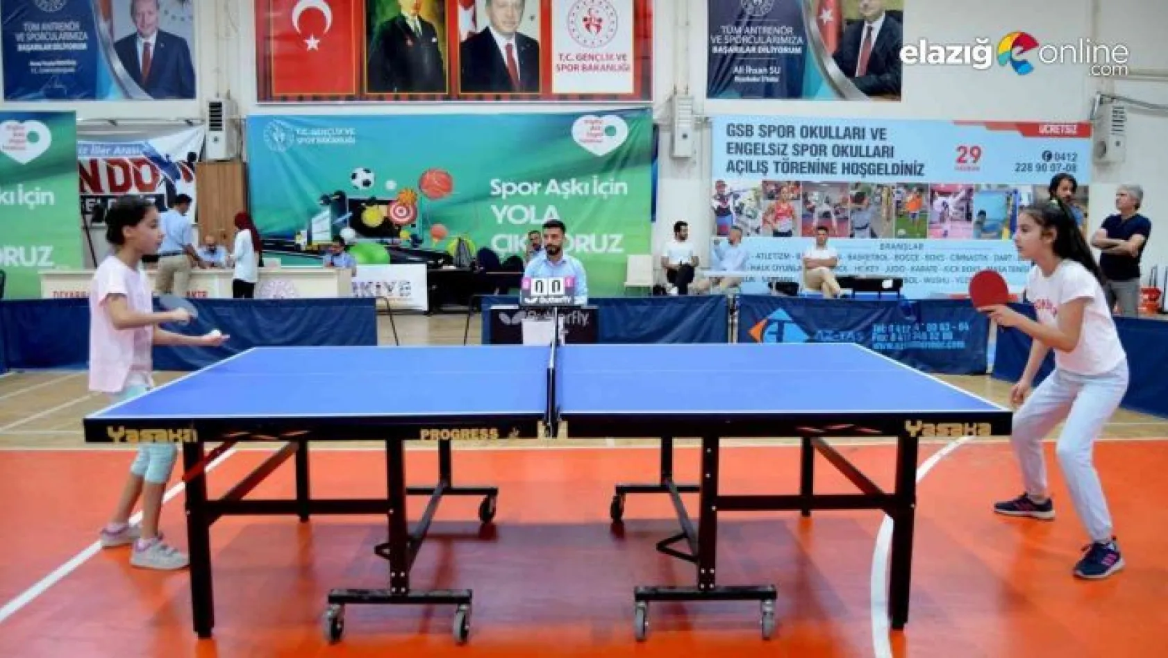 Diyarbakır'da masa tenisi müsabakaları tamamlandı