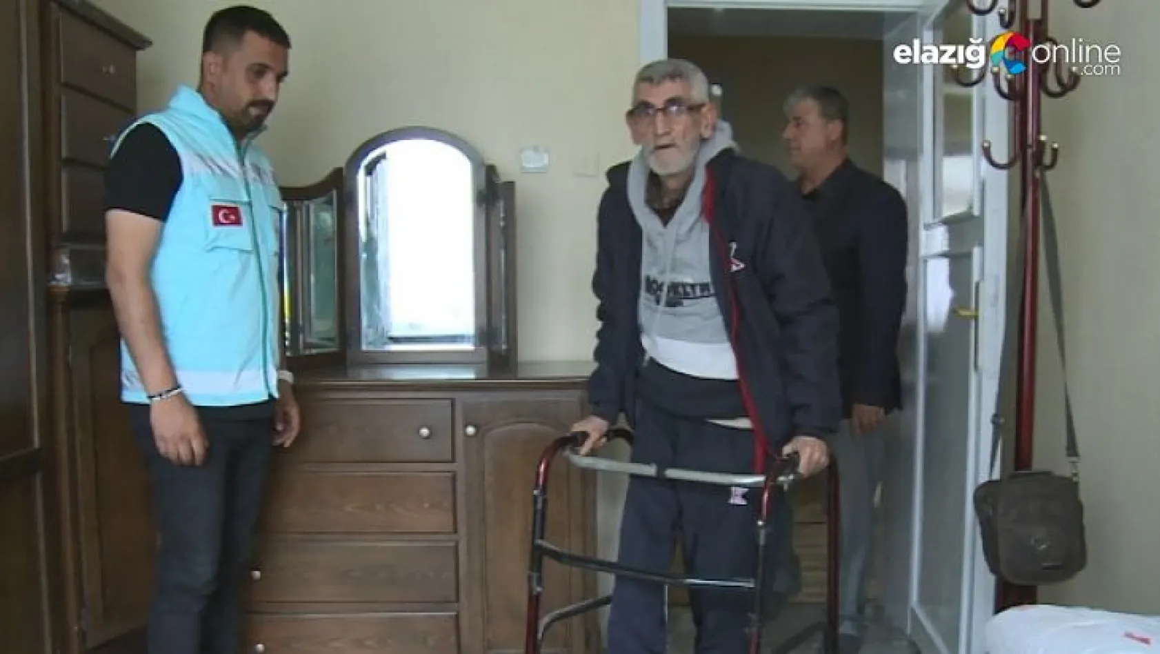 Elazığ Belediyesinden engelli vatandaşa anlamlı yardım