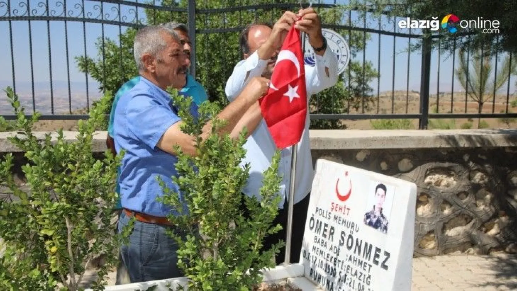 Elazığ Belediyesi 15 Temmuz'da şehitleri unutmadı