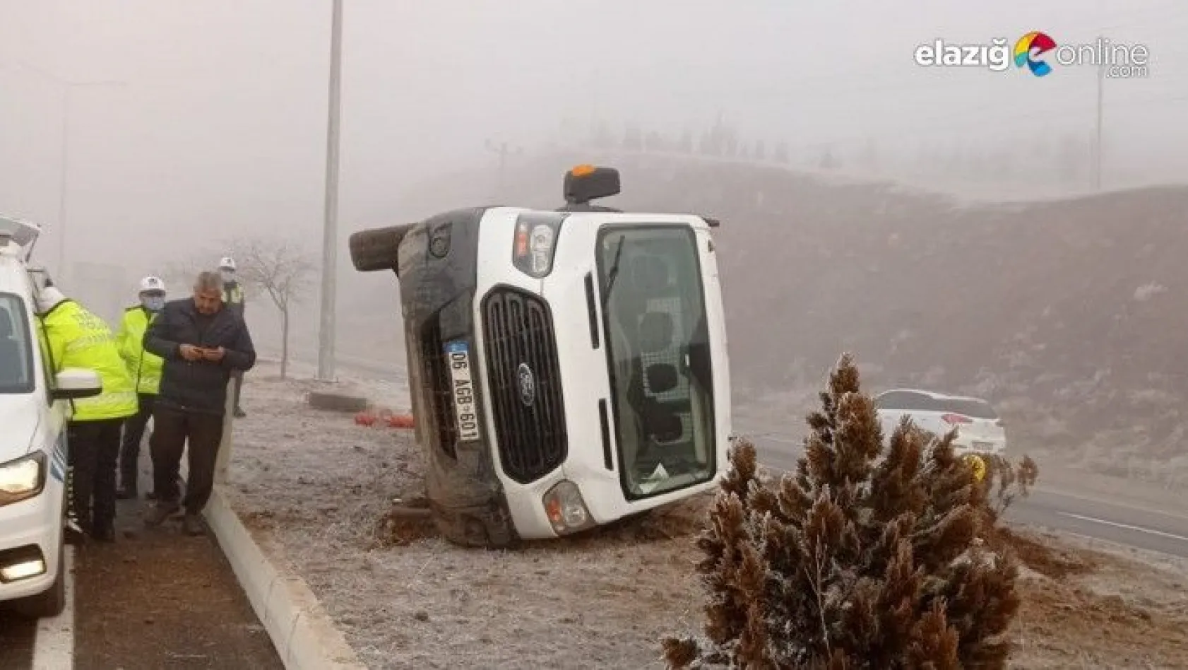 Elazığ'da 2 ayrı trafik kazası: 5 yaralı