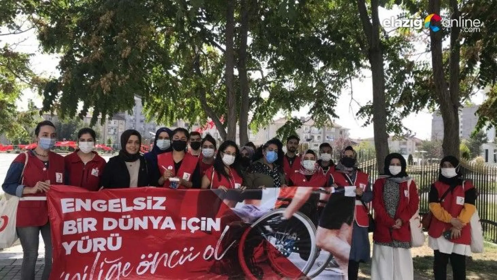Türk Kızılay Elazığ Şubesi tarafından Dünya Yürüyüş Günü Etkinliği