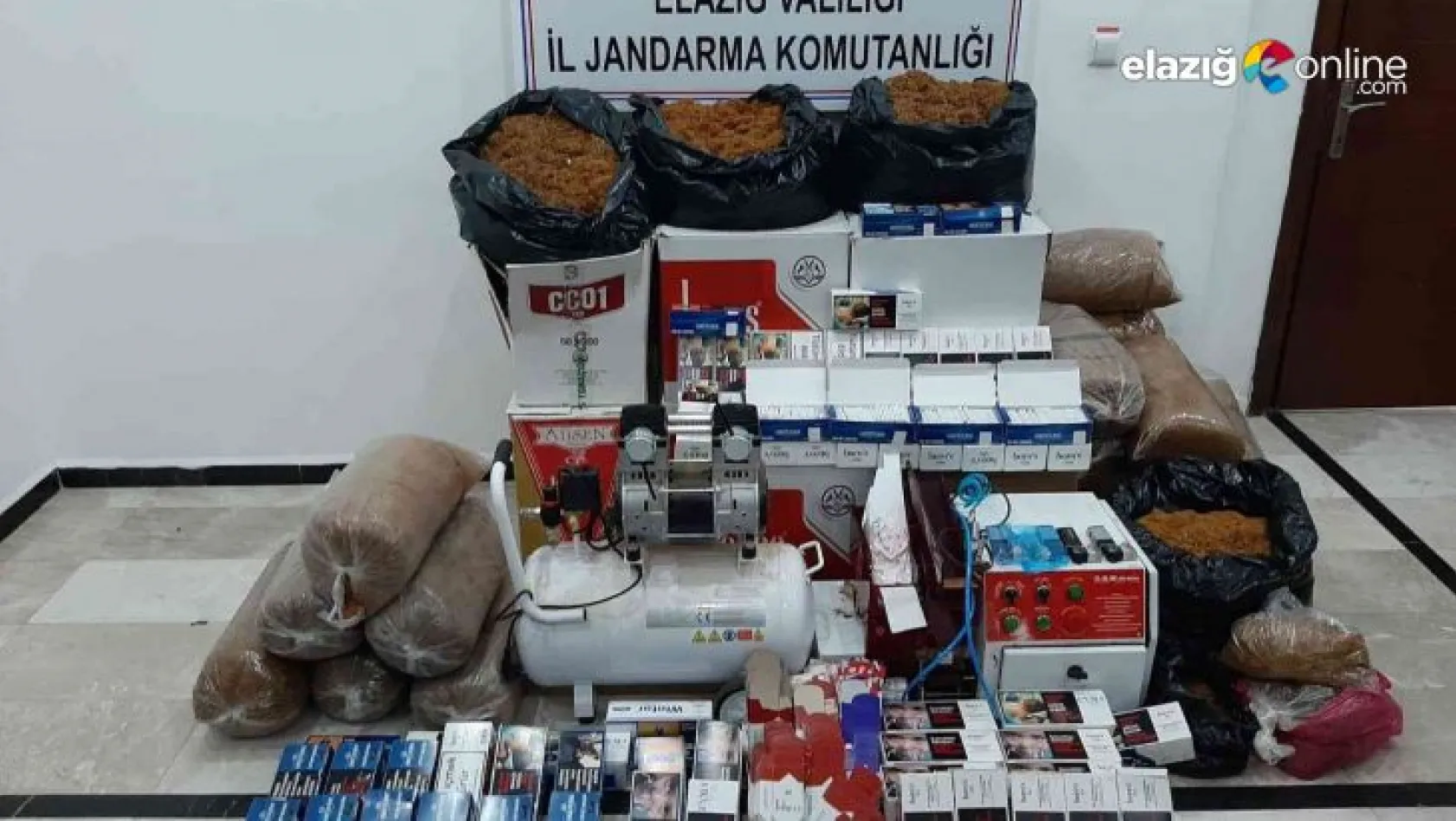 60 bin lira değerinde kaçak tütün ürünleri ele geçirildi