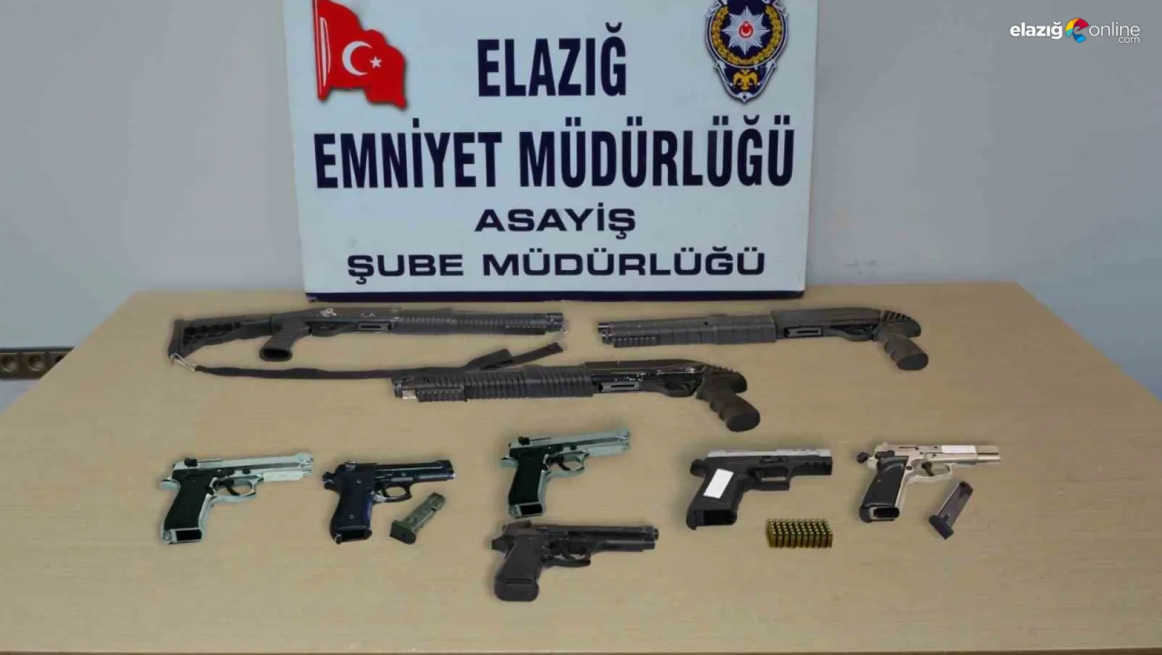 Elazığ'da asayiş ve şok uygulamalarında 22 kişi tutuklandı