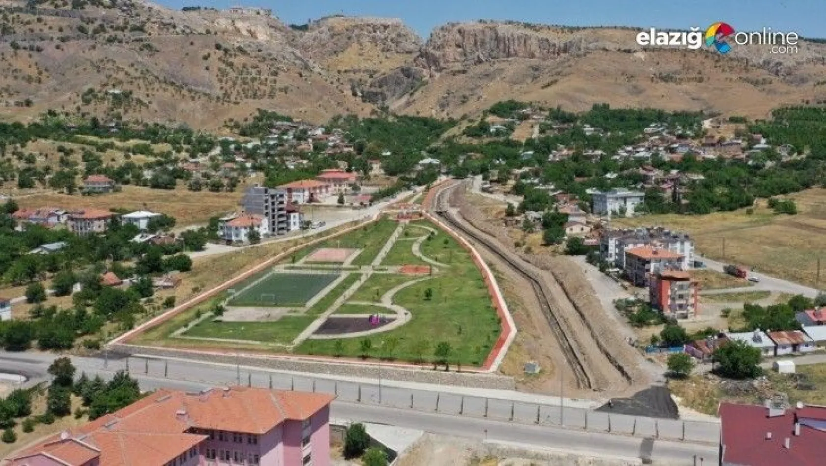 Elazığ'da çevre düzenlemesi ve park yapımı projesi başladı