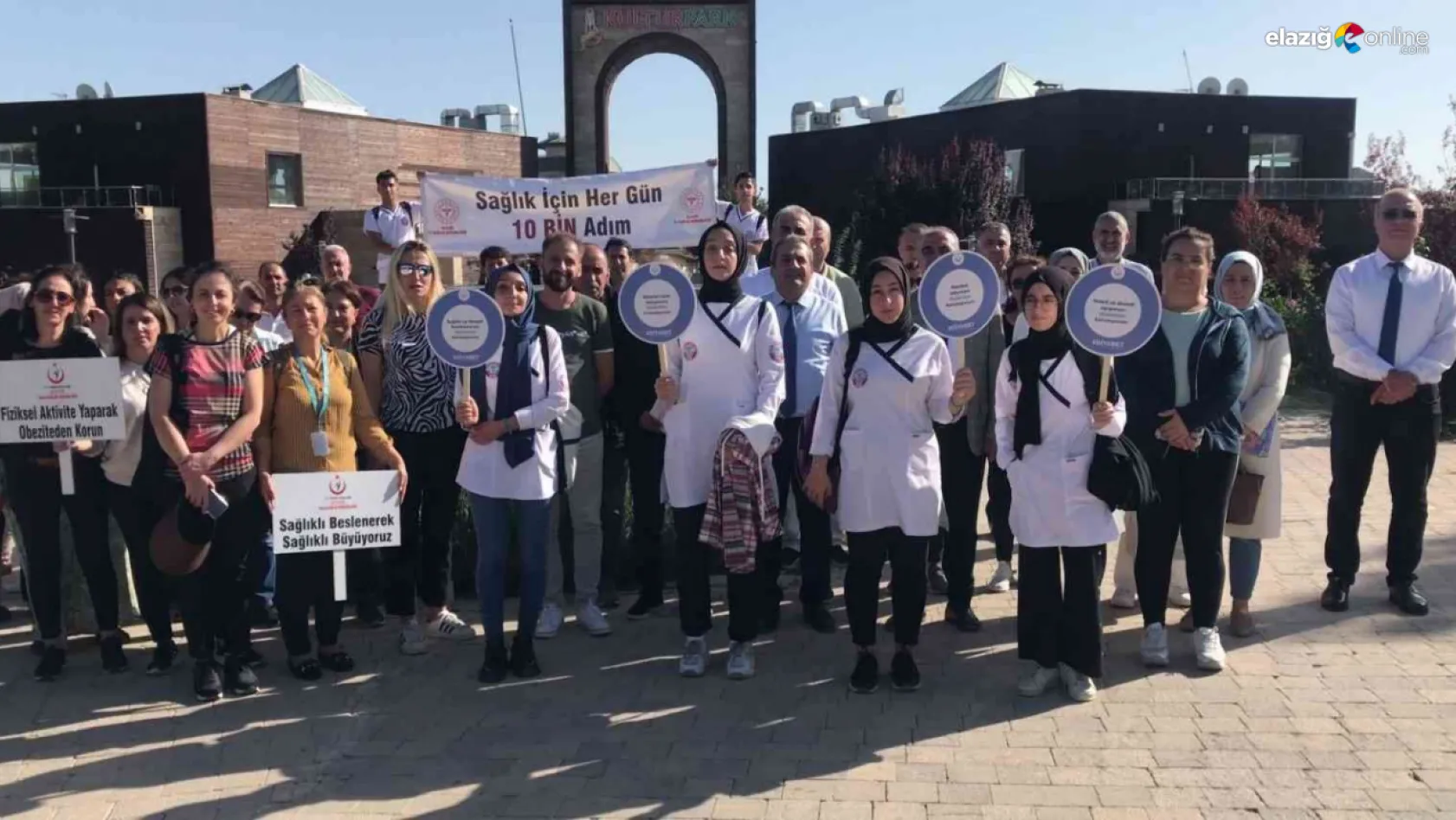 Elazığ'da Dünya Yürüyüş Günü etkinliği