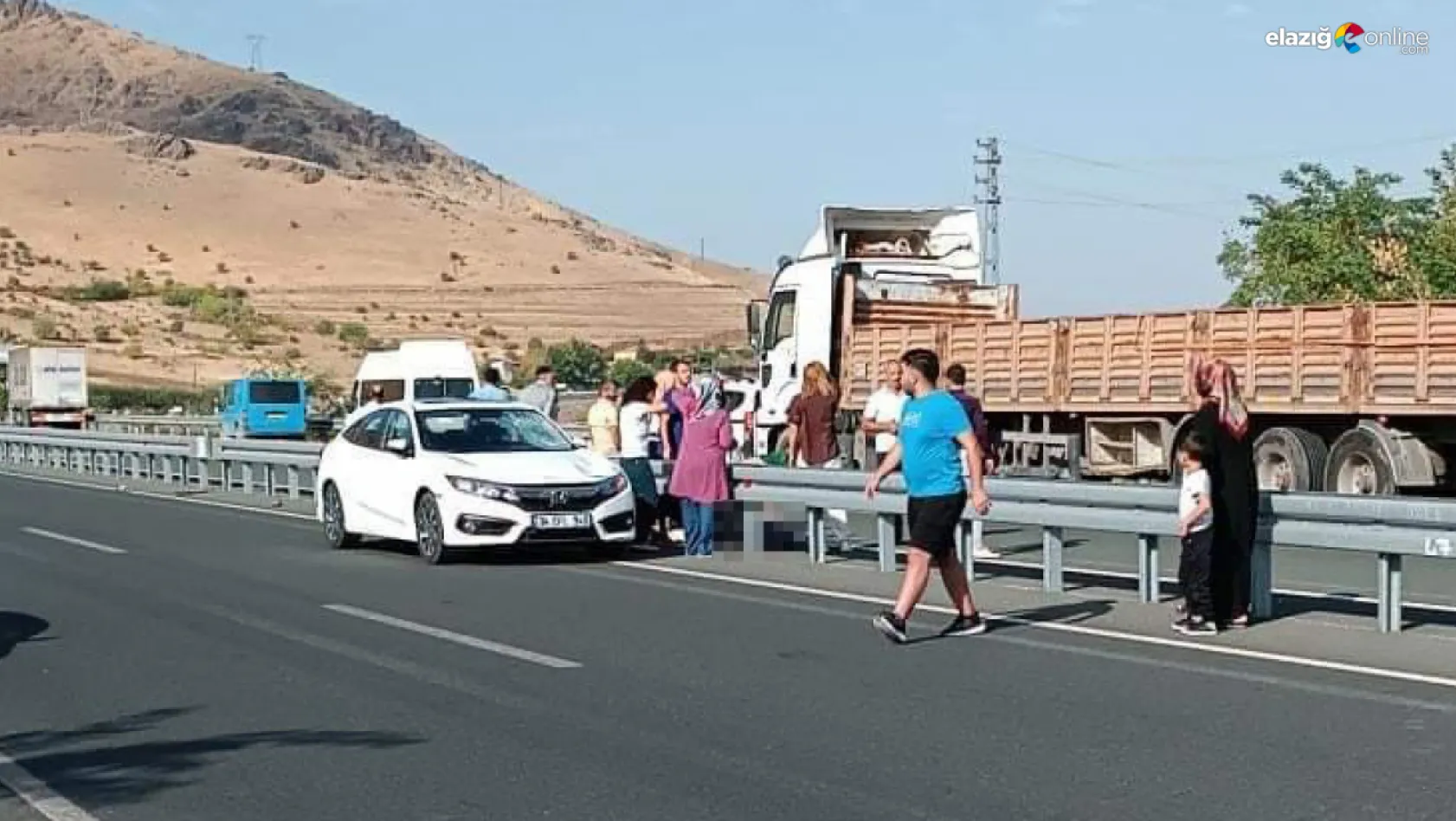 Elazığ'da feci kaza! Talihsiz adam, olay yerinde hayatını kaybetti