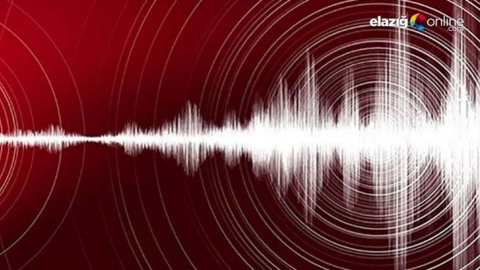 Elazığ'da 4.1 büyüklüğünde deprem!