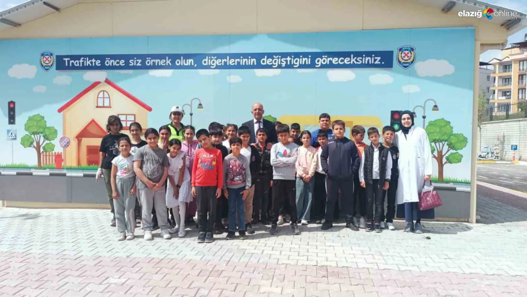 Elazığ'da çocuklara yönelik trafik eğitimi!