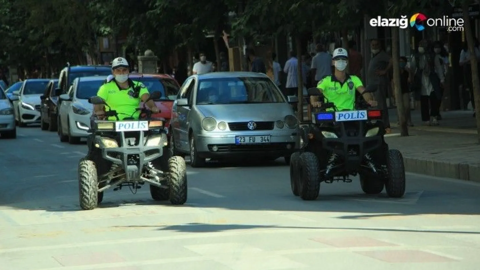 Elazığ'da polisler, ATV motorlu denetime başladı