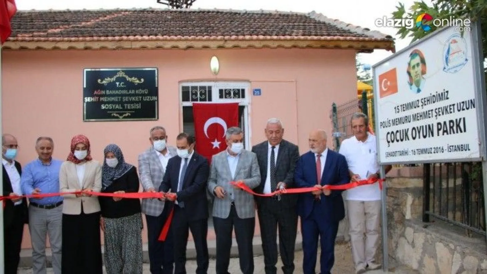 Şehit Mehmet Uzun sosyal tesisi ve parkının açılışı yapıldı
